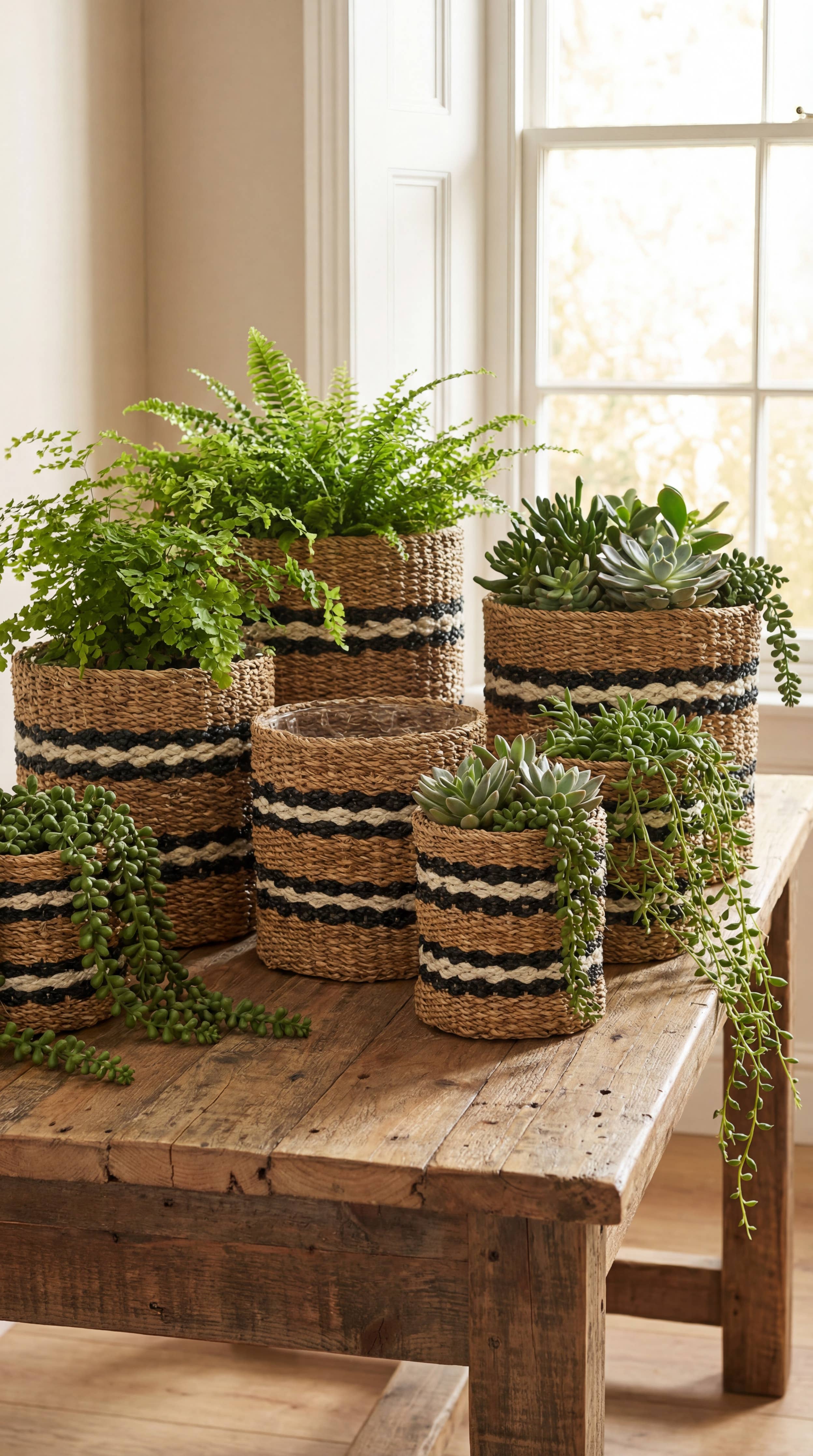 XXL Large Basket Planter (16",14",12",10",8",6",4")