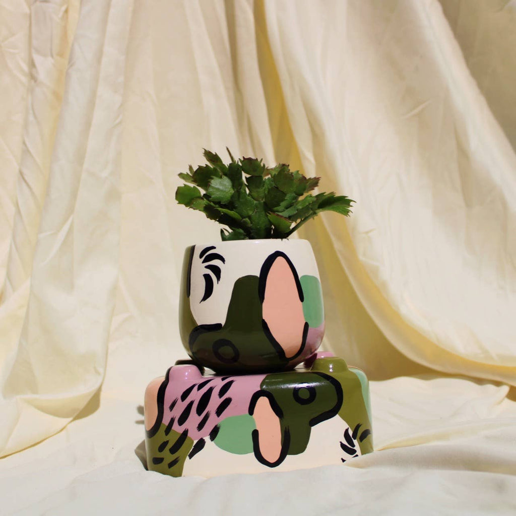 Round Planter Pot | Ceramic | Design-Mega