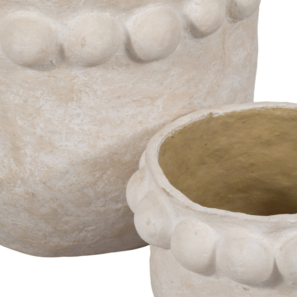 White Ceramic Bubble Rim