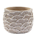 Beige Flower Petals Planter #17790