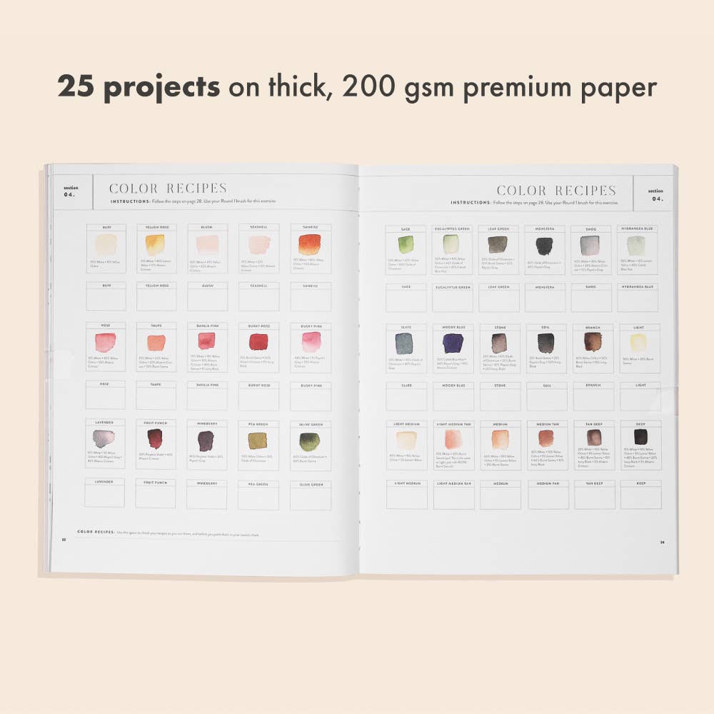 Watercolor Workbook