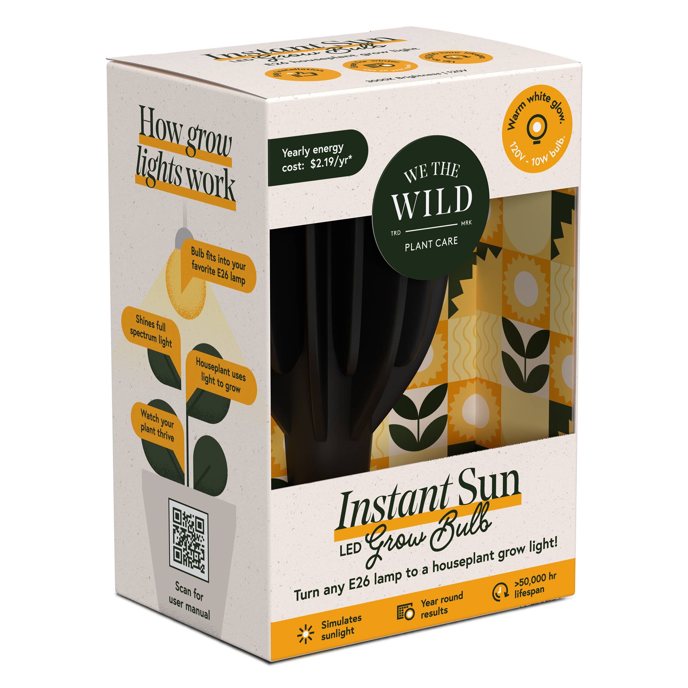 Instant Sun LED Grow Light Bulb 11W