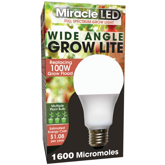 Wide Angle Full Spectrum Daylight Grow Light Replacing 100W