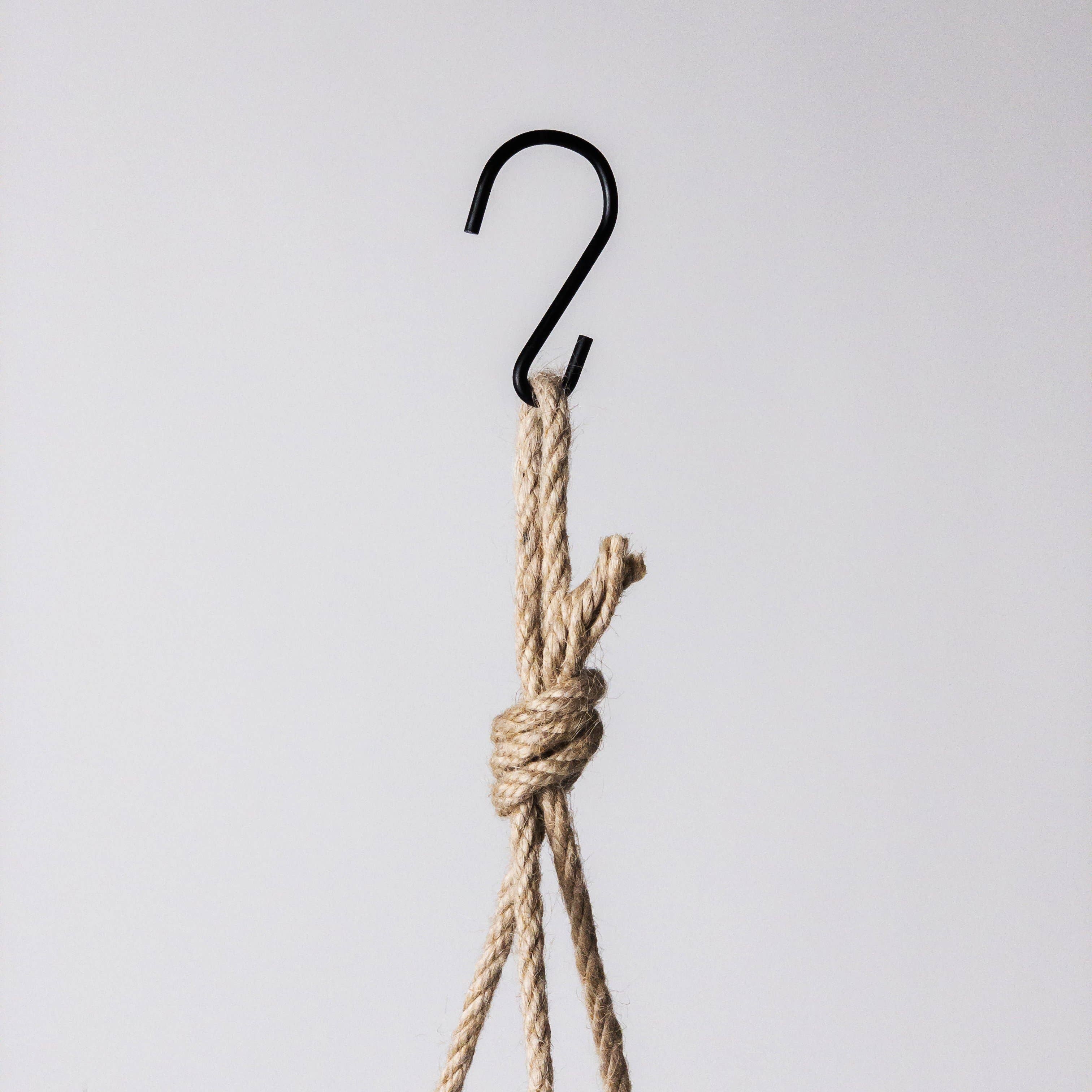 8" | 12" Signature Stone Hanging Planter Pot | 4 Colorways