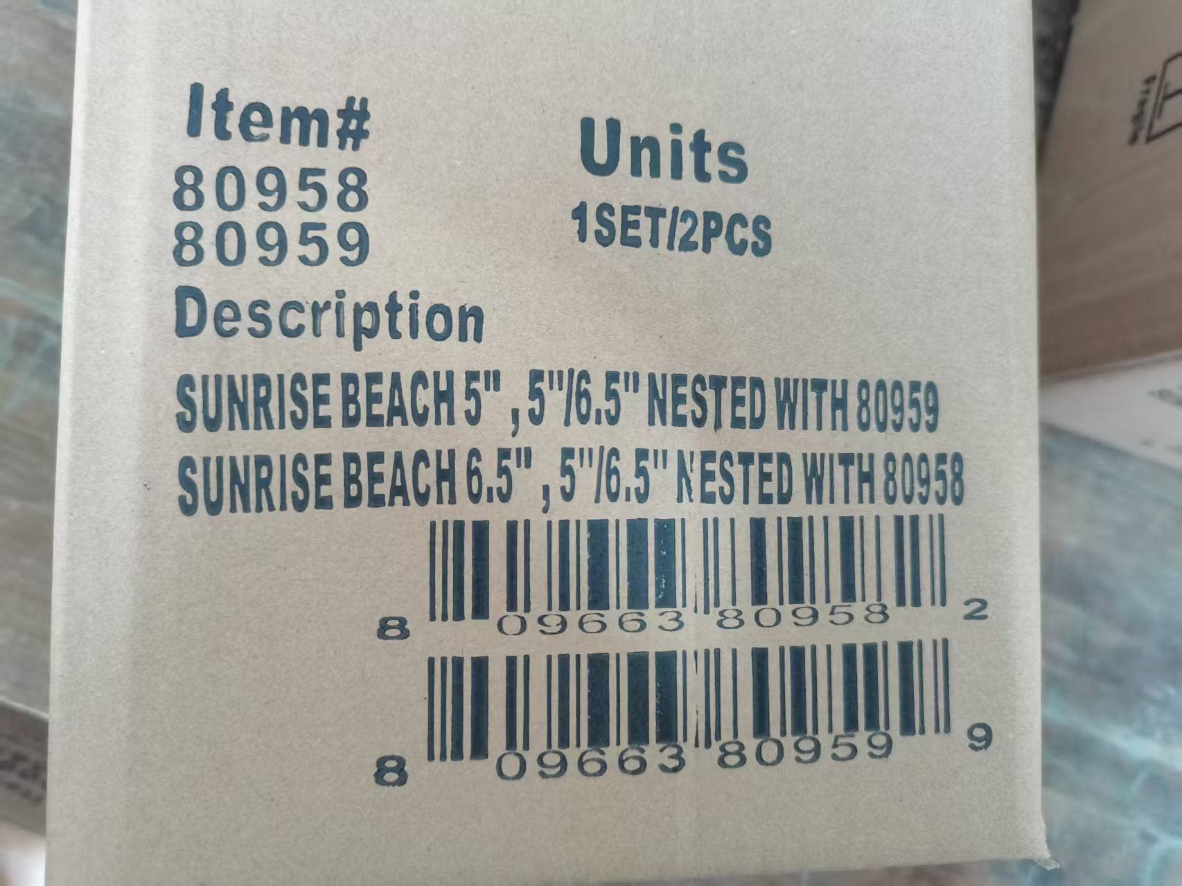 SUNRISE BEACH 6.5" PLANTER, 5"/6.5"