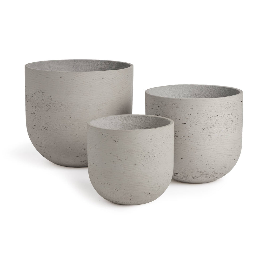 Concretelite Terranea Pots, Gray