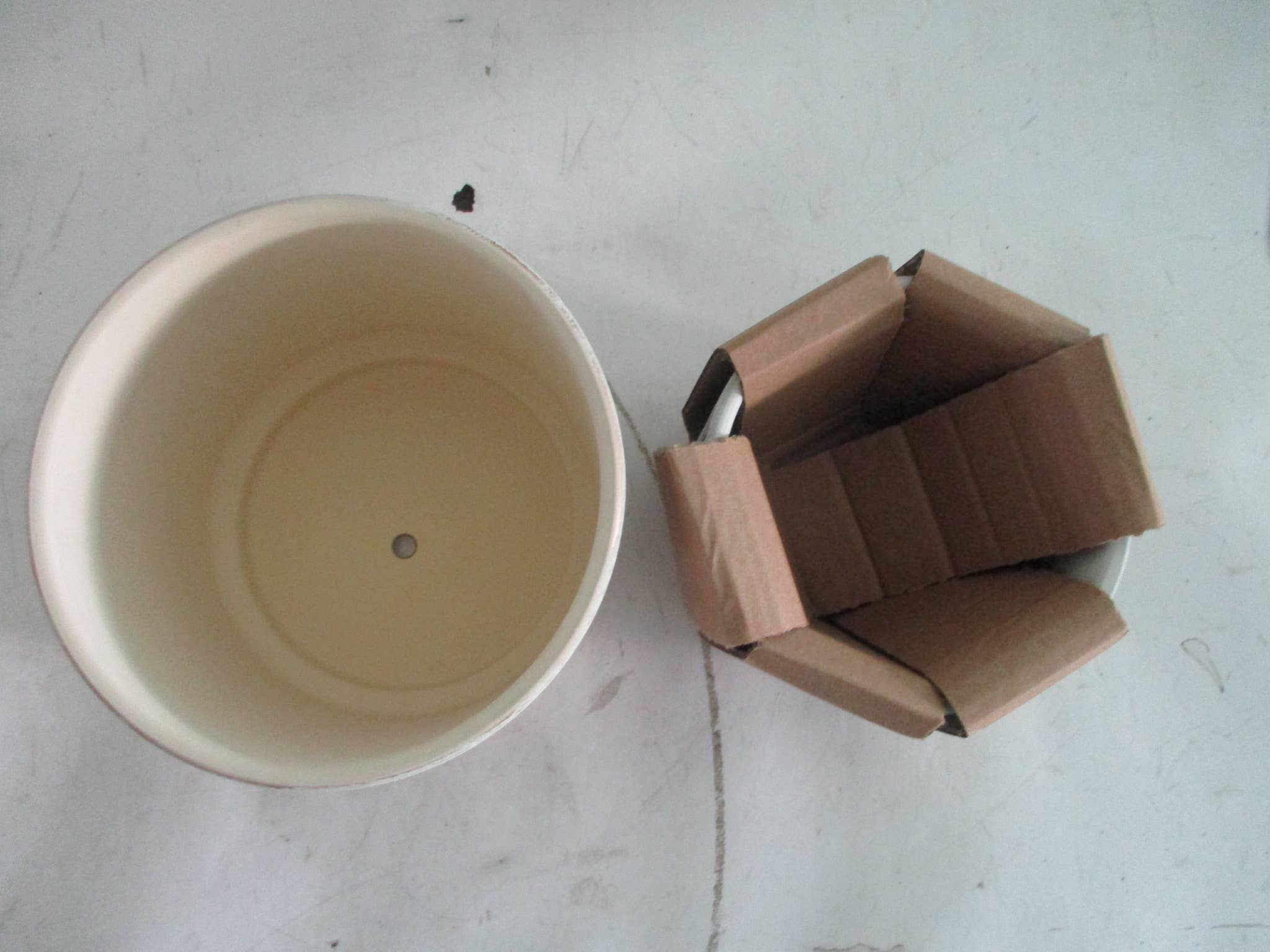 METALIC GROOVES PLANTER 6.69"
