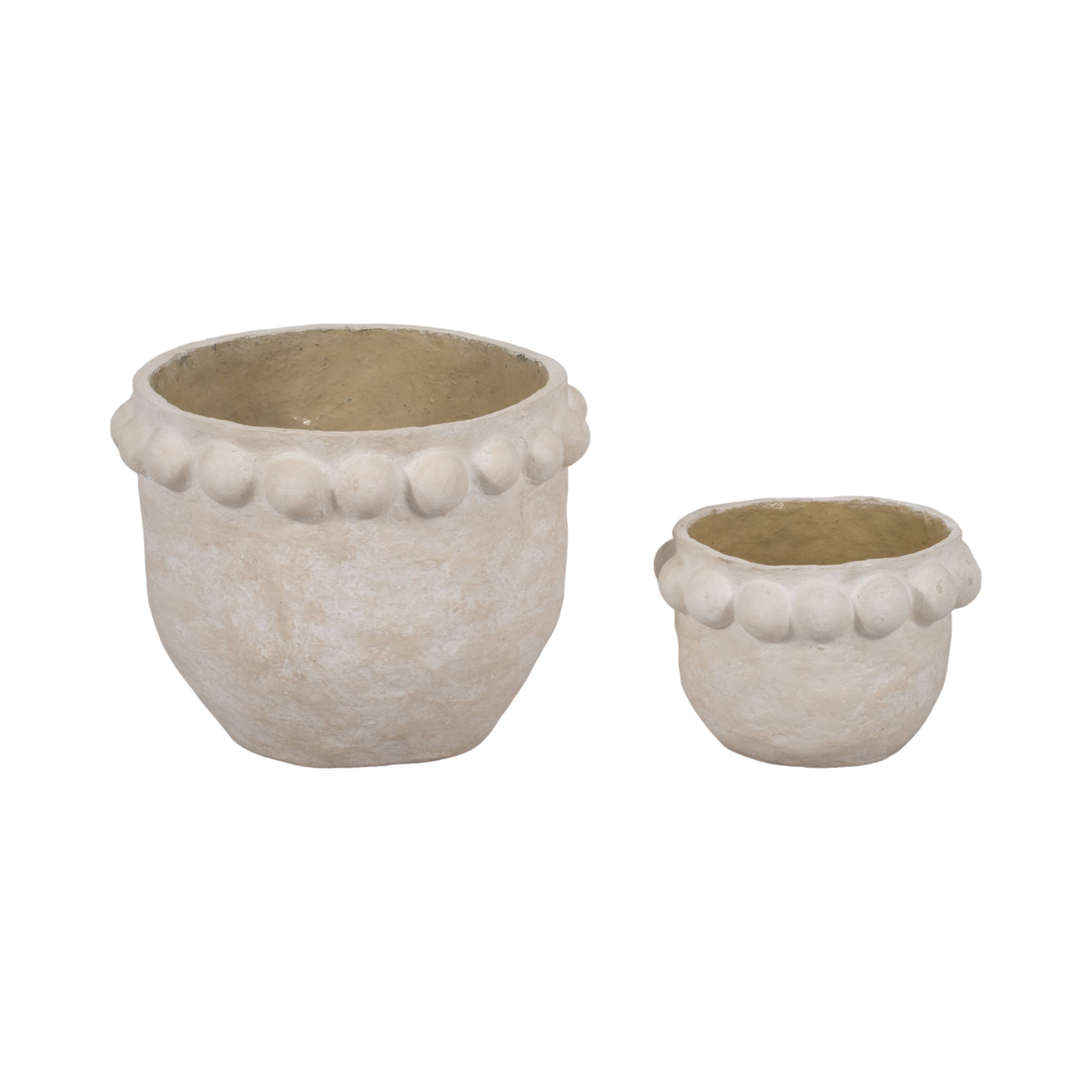 White Ceramic Bubble Rim