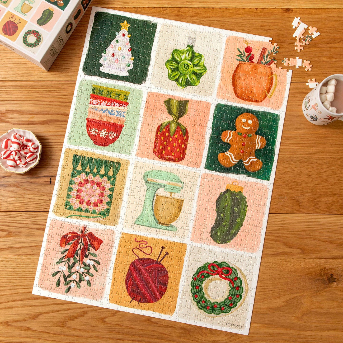 Christmas At Nana's House - 1,000 Piece Jigsaw Puzzle