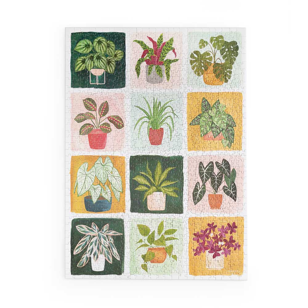 Houseplants Puzzle - 1,000 Piece Jigsaw Puzzle