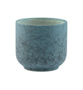 Rustic Teal Planter - Crackle   #22759