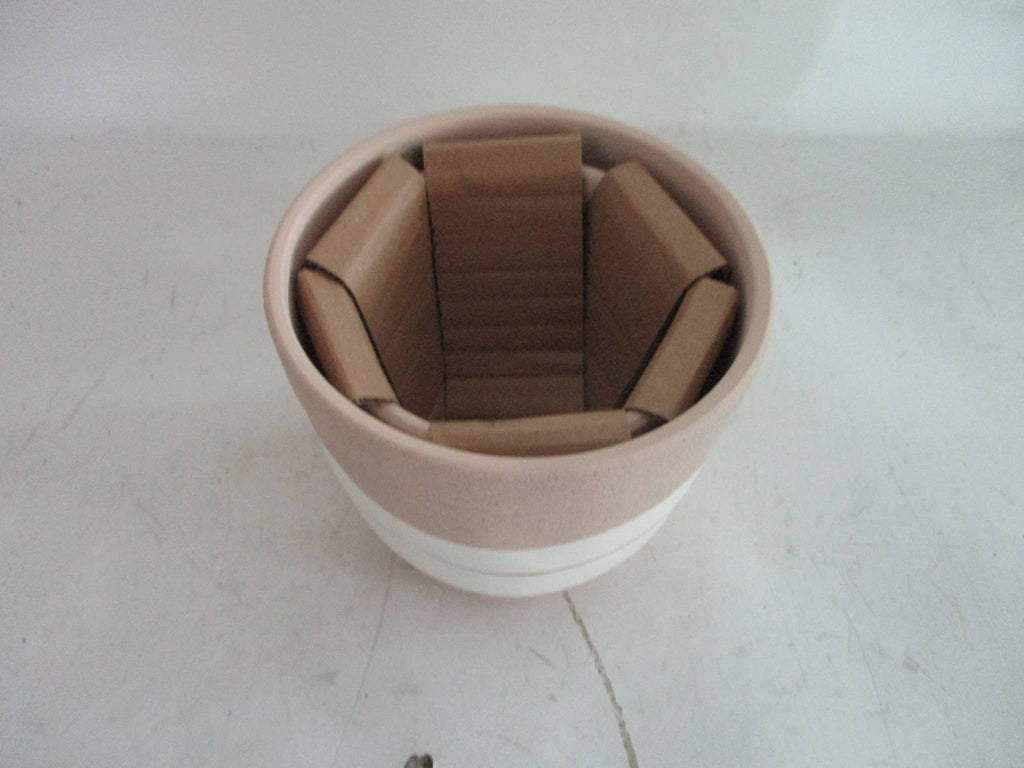 ORGANIC STRIPE PLANTER, 6.69" NESTED WITH 80291