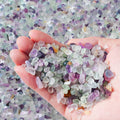 Purple Crystal Pebbles Polished River Rocks Decorative Rock
