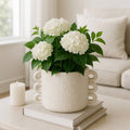 White Ceramic Round Multi-Loop Arch Handle